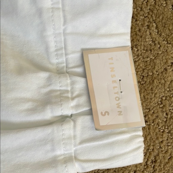 NWT Tinseltown White Cargo Jogger Pants-S - Picture 5 of 6